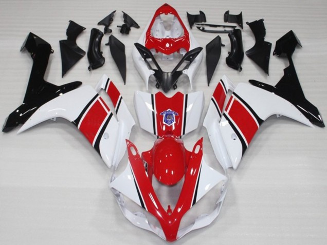 07-08 Weiß & Rot OEM Stil Glänzend Yamaha R1 Motorrad Verkleidungen 07-08 Weiß & Rot OEM Stil Glänzend Yamaha R1 Motorrad Verkleidungen