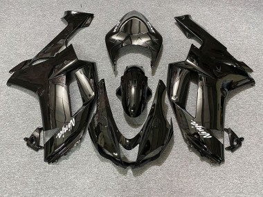 07-08 Schwarz Glänzend Kawasaki ZX6R Motorrad Verkleidungen
