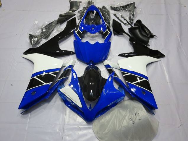 07-08 Schwarz Schwarz & Weiß Yamaha R1 Motorrad Verkleidungen