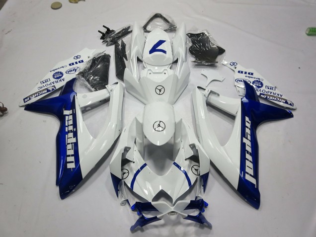 08-10 Blau Jordan Suzuki GSXR 600-750 Motorrad Verkleidungen