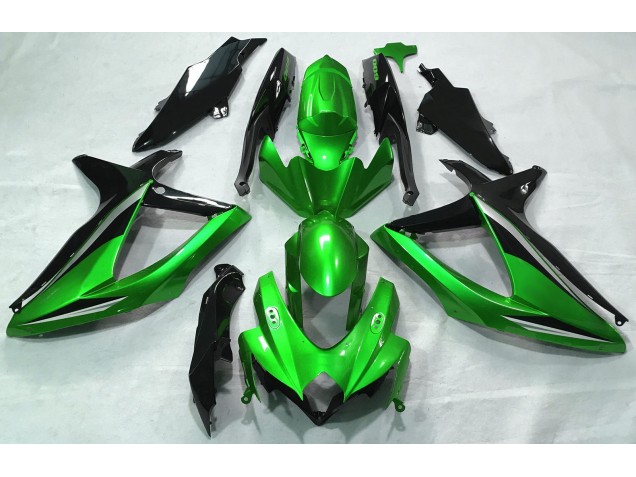 08-10 Glänzend Grün Suzuki GSXR 600-750 Motorrad Verkleidungen