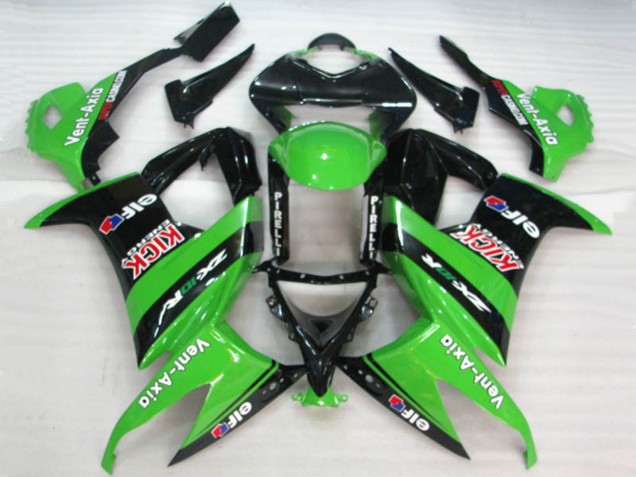 08-10 Grün Elf Kawasaki ZX10R Motorrad Verkleidungen 08-10 Grün Elf Kawasaki ZX10R Motorrad Verkleidungen