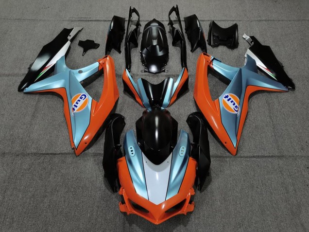 08-10 Matte Gulf Suzuki GSXR 600-750 Motorrad Verkleidungen