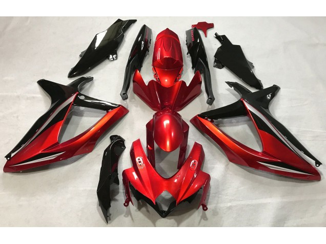 08-10 Rot Glänzend Suzuki GSXR 600-750 Motorrad Verkleidungen 08-10 Rot Glänzend Suzuki GSXR 600-750 Motorrad Verkleidungen