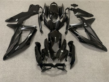 08-10 Schwarz Glänzend Suzuki GSXR 600-750 Motorrad Verkleidungen