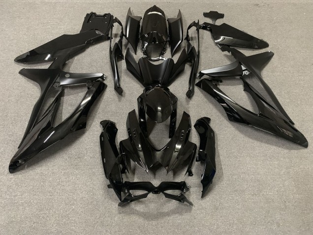 08-10 Schwarz Glänzend Suzuki GSXR 600-750 Motorrad Verkleidungen