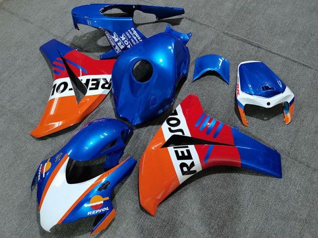 08-11 Perlblau Repsol Stil Honda CBR1000RR Motorrad Verkleidungen 08-11 Perlblau Repsol Stil Honda CBR1000RR Motorrad Verkleidungen