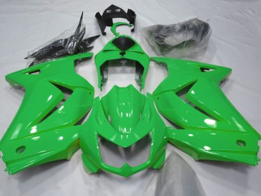 08-12 Glänzend Grün Kawasaki Ninja 250 Motorrad Verkleidungen