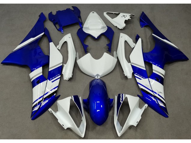 08-16 Blau & Weiß Benutzerdefiniert OEM Stil Yamaha R6 Motorrad Verkleidungen 08-16 Blau & Weiß Benutzerdefiniert OEM Stil Yamaha R6 Motorrad Verkleidungen