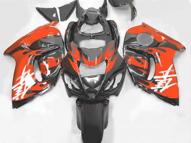 08-20 Orange & Grau Suzuki GSXR 1300 Motorrad Verkleidungen