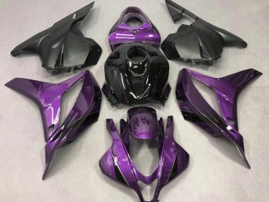 09-12 Dunkelviolett Mit Schwarz Honda CBR600RR Motorrad Verkleidungen