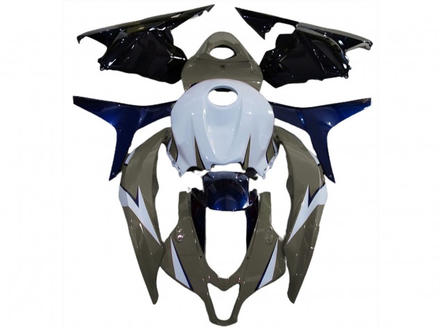 09-12 Glänzend Braun & Blau Honda CBR600RR Motorrad Verkleidungen