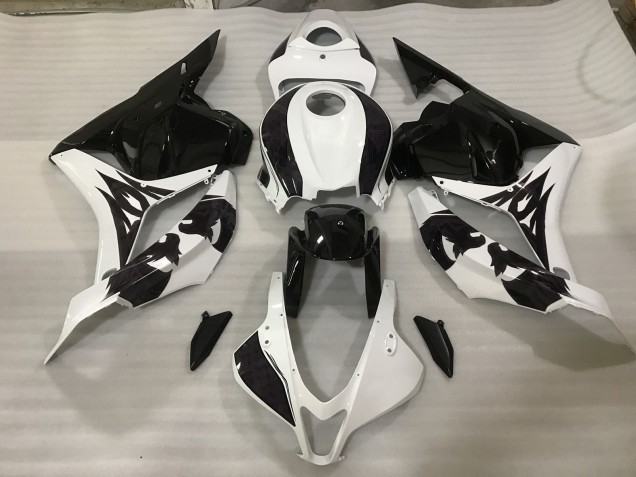 09-12 Schwarz/Weiß Benutzerdefiniert Honda CBR600RR Motorrad Verkleidungen 09-12 Schwarz/Weiß Benutzerdefiniert Honda CBR600RR Motorrad Verkleidungen