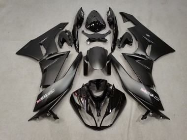09-12 Spezial Schwarz Kawasaki ZX6R Motorrad Verkleidungen