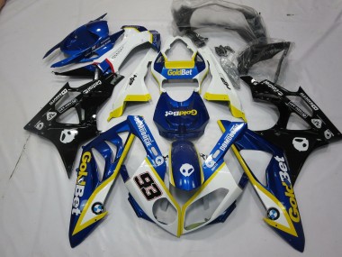 09-14 Alien Blau & Weiß BMW S1000RR Motorrad Verkleidungen