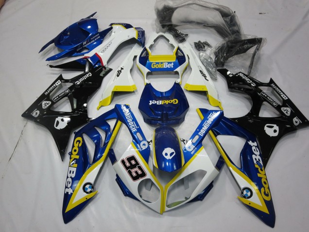 09-14 Alien Blau & Weiß BMW S1000RR Motorrad Verkleidungen 09-14 Alien Blau & Weiß BMW S1000RR Motorrad Verkleidungen