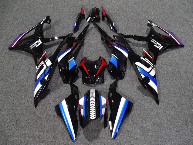 09-14 Alien Blau & Weiß BMW S1000RR Motorrad Verkleidungen 09-14 Alien Blau & Weiß BMW S1000RR Motorrad Verkleidungen