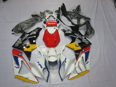 09-14 Alien Blau & Weiß BMW S1000RR Motorrad Verkleidungen