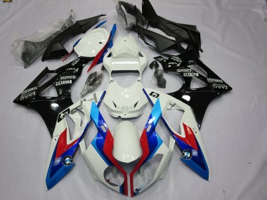 09-14 Alien Blau & Weiß BMW S1000RR Motorrad Verkleidungen