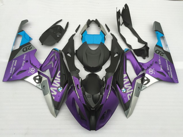 09-14 Alien Blau & Weiß BMW S1000RR Motorrad Verkleidungen 09-14 Alien Blau & Weiß BMW S1000RR Motorrad Verkleidungen