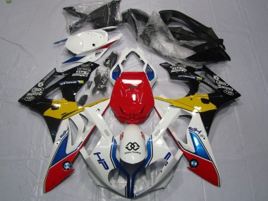 09-14 Alien Blau & Weiß BMW S1000RR Motorrad Verkleidungen