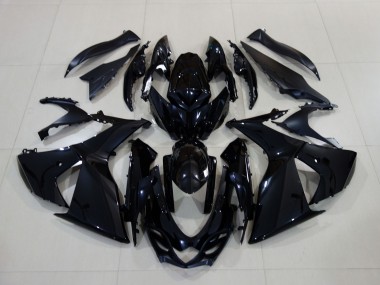 09-16 Schwarz Glänzend Suzuki GSXR 1000 Motorrad Verkleidungen