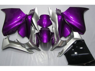 10-13 Dunkelviolett & Silber Honda VFR1200 Motorrad Verkleidungen