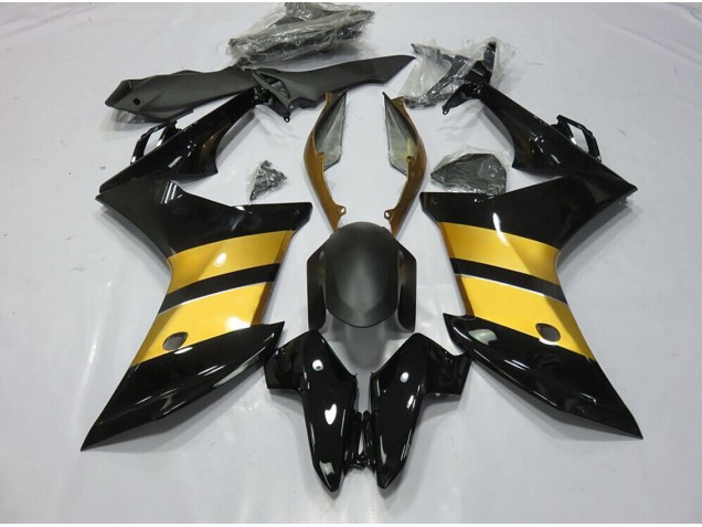 11-12 Goldschwarzes Cbr-Design Honda CBR600F Motorrad Verkleidungen 11-12 Goldschwarzes Cbr-Design Honda CBR600F Motorrad Verkleidungen