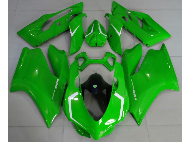 11-14 Glänzend Grün & Weiß Ducati 1199 Motorrad Verkleidungen 11-14 Glänzend Grün & Weiß Ducati 1199 Motorrad Verkleidungen