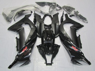 11-15 Schwarz Matt Rot Pin Kawasaki ZX10R Motorrad Verkleidungen
