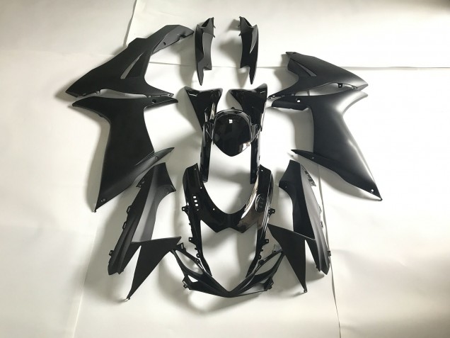 11-24 Glanz & Matt Schwarz Suzuki GSXR 600-750 Motorrad Verkleidungen