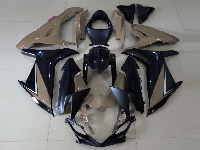 11-24 Glänzend Braun & Schwarz Suzuki GSXR 600-750 Motorrad Verkleidungen