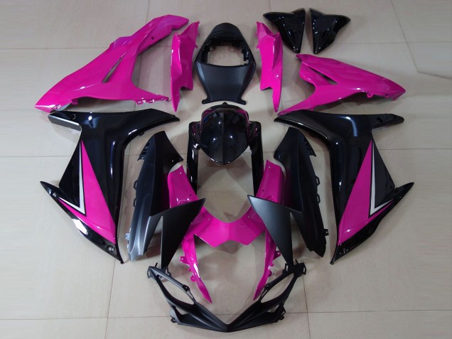 11-24 Glanzrosa & Schwarz Suzuki GSXR 600-750 Motorrad Verkleidungen