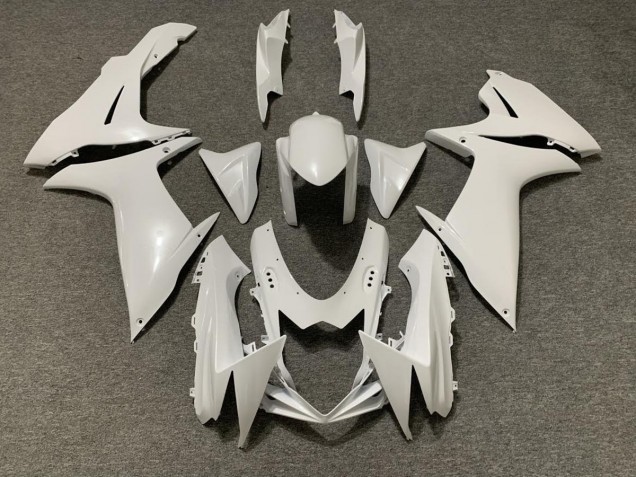 11-24 Perlweiss Suzuki GSXR 600-750 Motorrad Verkleidungen