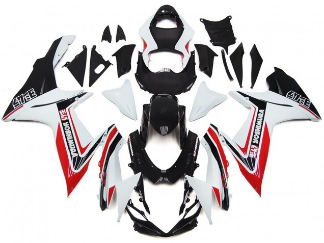 11-24 Rot Custom-Stil-Kit Suzuki GSXR 600-750 Motorrad Verkleidungen