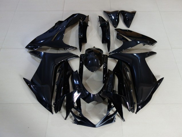 11-24 Schlichte Schwarz Glänzend Suzuki GSXR 600-750 Motorrad Verkleidungen 11-24 Schlichte Schwarz Glänzend Suzuki GSXR 600-750 Motorrad Verkleidungen