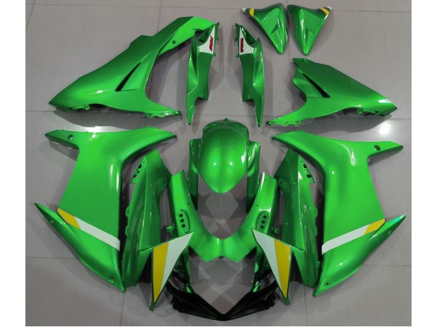 11-24 Vollglanz Hellgrün Suzuki GSXR 600-750 Motorrad Verkleidungen