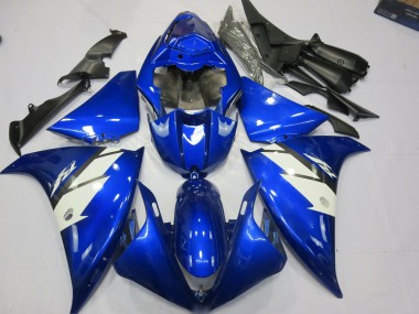 12-14 Blau & Weiß Yamaha R1 Motorrad Verkleidungen