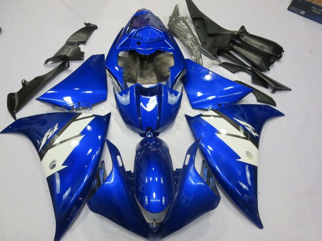 12-14 Blau & Weiß Yamaha R1 Motorrad Verkleidungen