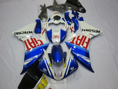 12-14 Fiat Mit Hellblau Yamaha R1 Motorrad Verkleidungen