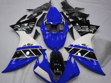 12-14 Glänzend Blau Weiß & Schwarz Yamaha R1 Motorrad Verkleidungen