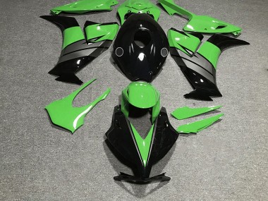12-16 Glänzend Grün Schwarz & Grau Honda CBR1000RR Motorrad Verkleidungen