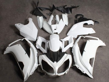 12-16 Weiß Kawasaki Ninja 650R Motorrad Verkleidungen