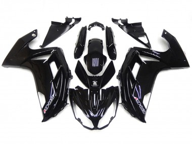 12-16 Schwarz Glänzend Kawasaki Ninja 650R Motorrad Verkleidungen