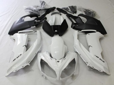 12-16 Schwarz & Weiß Kawasaki Ninja 650R Motorrad Verkleidungen