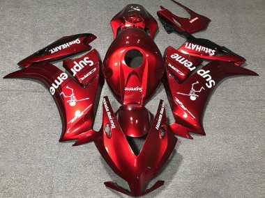 12-16 Tiefrot Custom Honda CBR1000RR Motorrad Verkleidungen