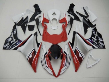 13-16 Rot Weiß & Schwarz Stil Triumph Daytona 675 Motorrad Verkleidungen