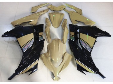 13-18 Desert Tan & Schwarz Kawasaki Ninja 300 Motorrad Verkleidungen