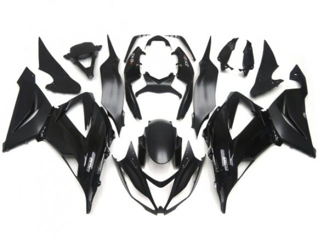 13-18 Glanz/Matt Schwarz Einfache Glatte Aufkleber Kawasaki ZX6R Motorrad Verkleidungen 13-18 Glanz/Matt Schwarz Einfache Glatte Aufkleber Kawasaki ZX6R Motorrad Verkleidungen