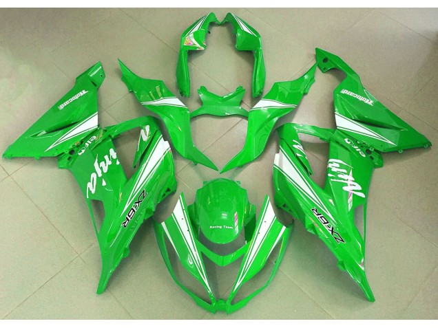 13-18 Grüner Ninja Kawasaki ZX6R Motorrad Verkleidungen